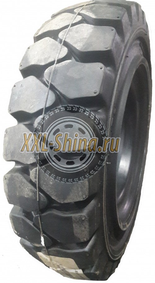 Шина 8.25-15 Rodaco R1 Solideal /6.50 цельнолитая без бурта черная
